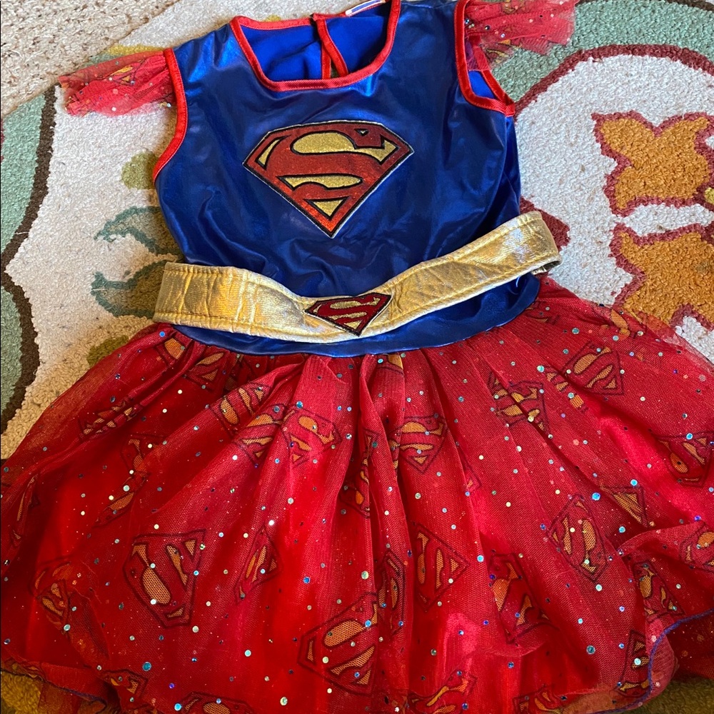 Little Girls SuperGirl costume dress